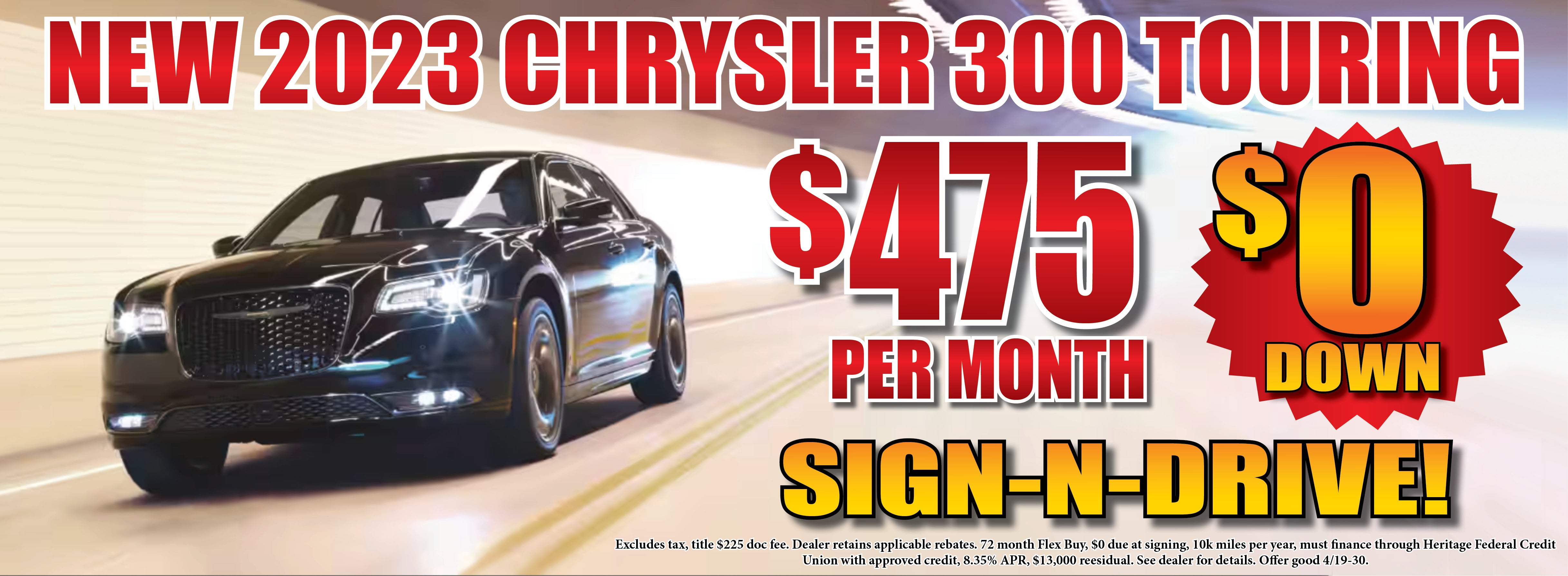 New 2023 Chrysler 300